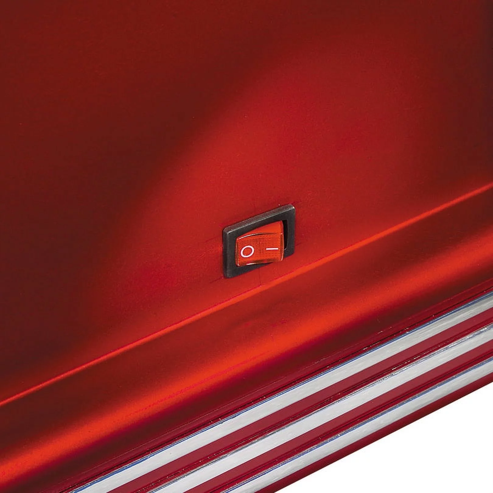 Nostalgia Snow Cone Maker Tabletop Shaved Ice Machine with 2 Reusable Cones & Ice Scoop, Red