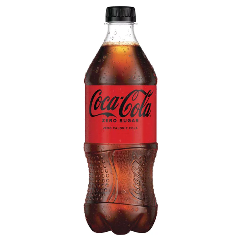 Coca-Cola Zero Sugar, 20 Fl Oz Bottle - Pack of 10