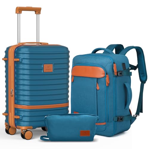 Joyway Expandable Carry on Luggage Sets Airline Approved, Lightweight Hard Shell 20 Inch Carry-on Suitcase with Spinner Wheels