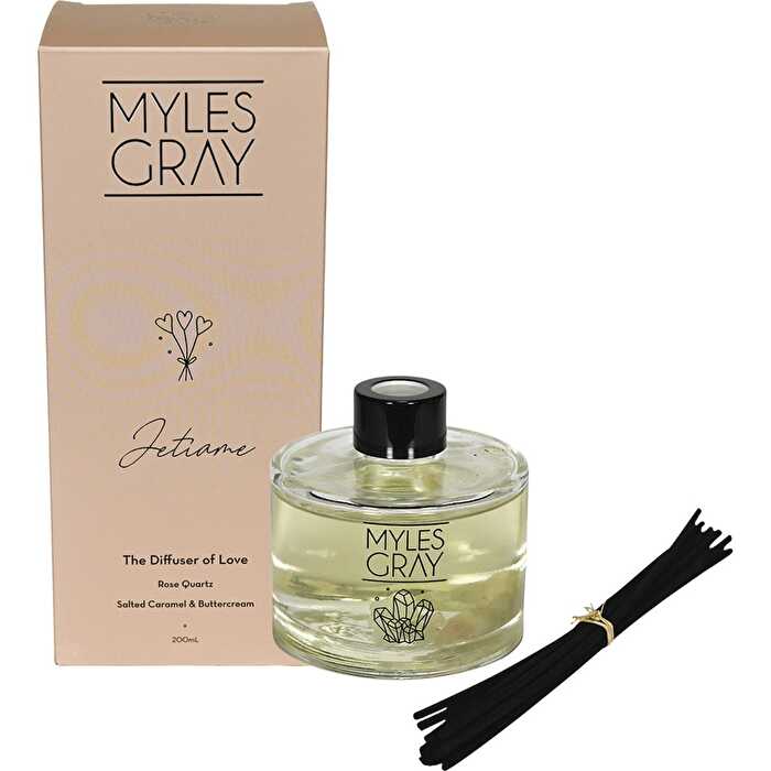 Myles Gray Crystal Infused Reed Diffuser Salted Caramel 200ml