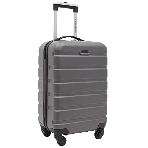 Travelers Club Harper Luggage, Black, 20-Inch Carry-On