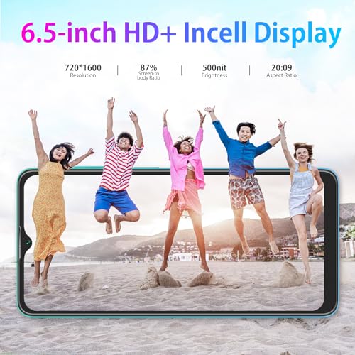 OSCAL C30 Android Phone, Octa-Core 7GB+32GB/SD 1TB Unlocked Cell Phone, 6.5