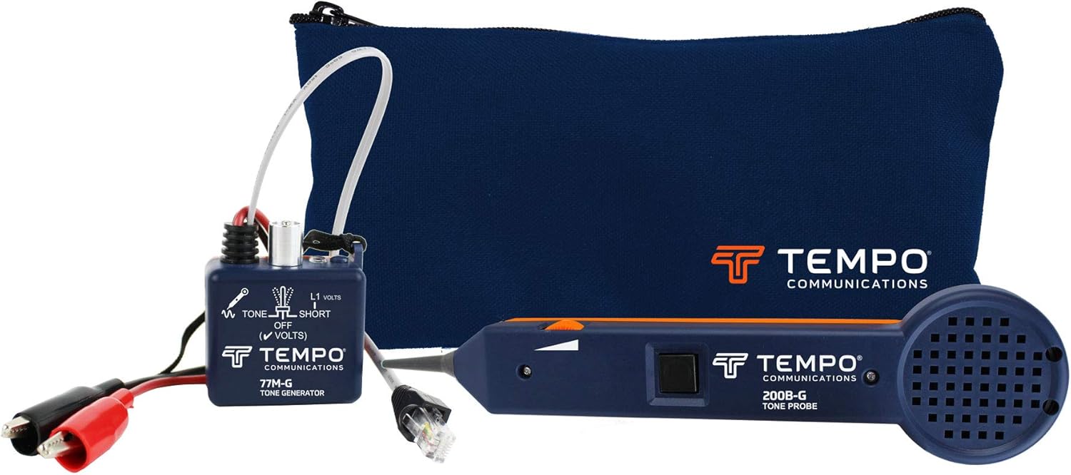 TEMPO Communications 601K-G Tone and Probe Kit �C Tone Tracing Kit �C Includes Tone Probe and Tone Generator (formerly Greenlee Communications)