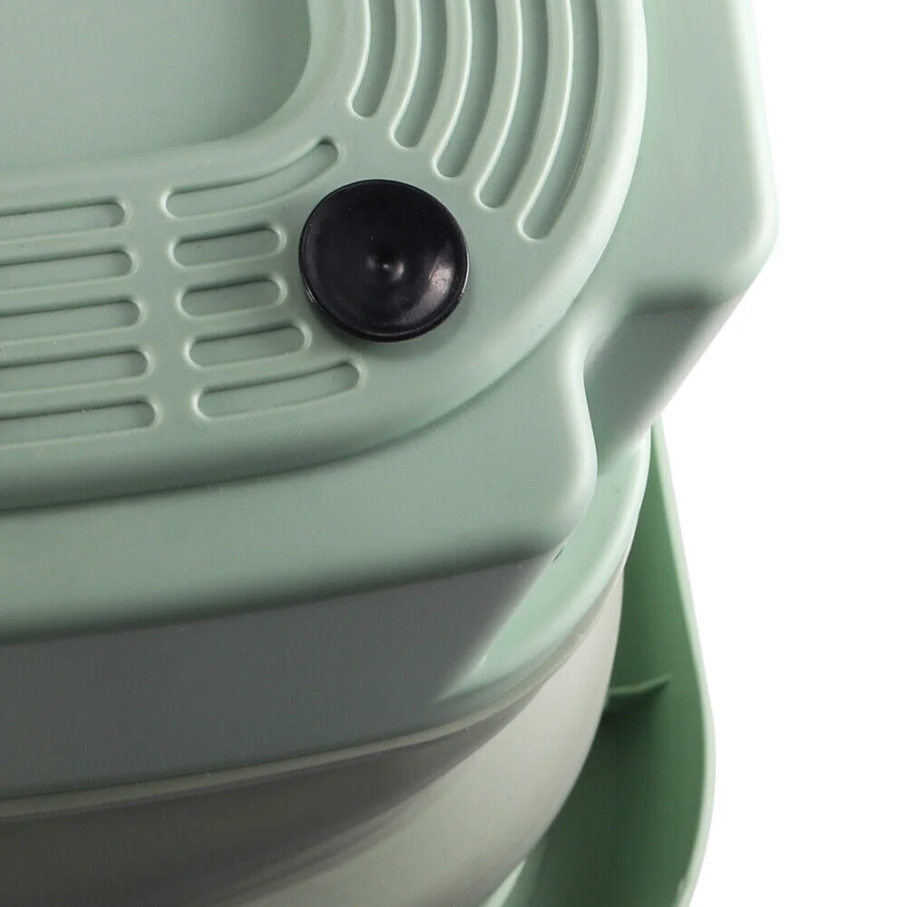 Mini Laundry Washer with Foldable Design - 8L Capacity, Sterilization, and Drying