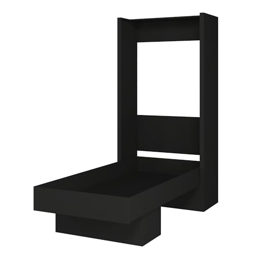 Oakland Living Easy-Lift Full Murphy Wall Bed in White with Shelf