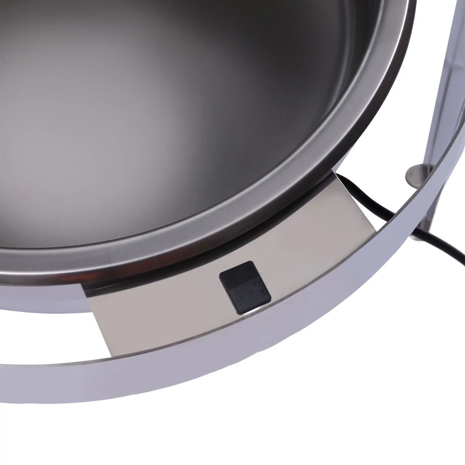 Silver 6.3-Quart Premium Food Warmer Chafing Dish Gourmet Buffet Catering Stainless 400W