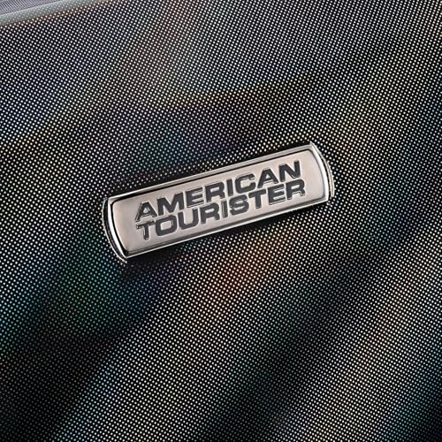 American Tourister Moonlight Hardside Expandable Luggage with Spinner Wheels, Blue Terazzo, 2-Piece Set (20/28)