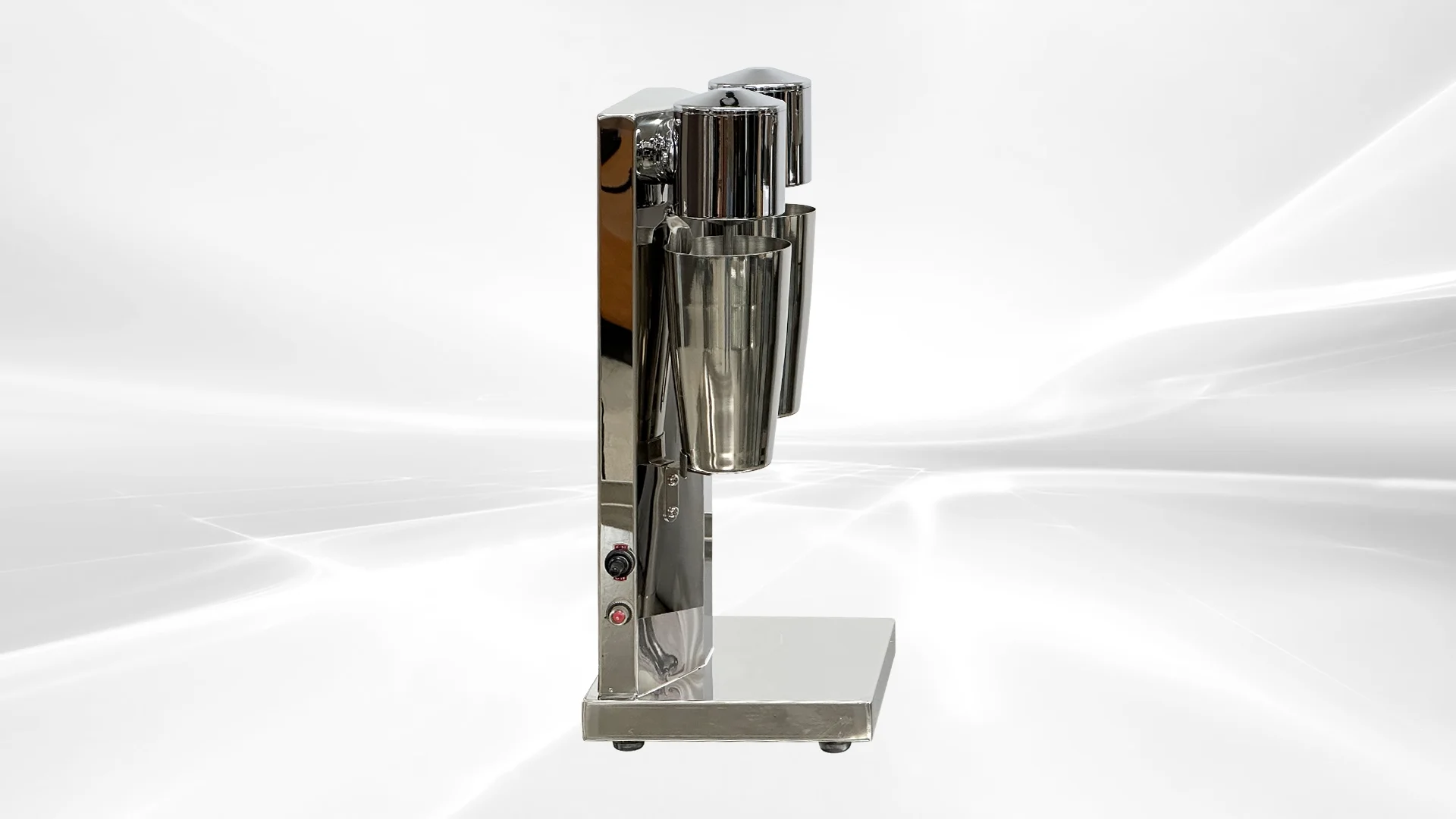 Commercial Stainless Steel Milk Shake Machine Double Head Drink Mixer EMS-2 110V