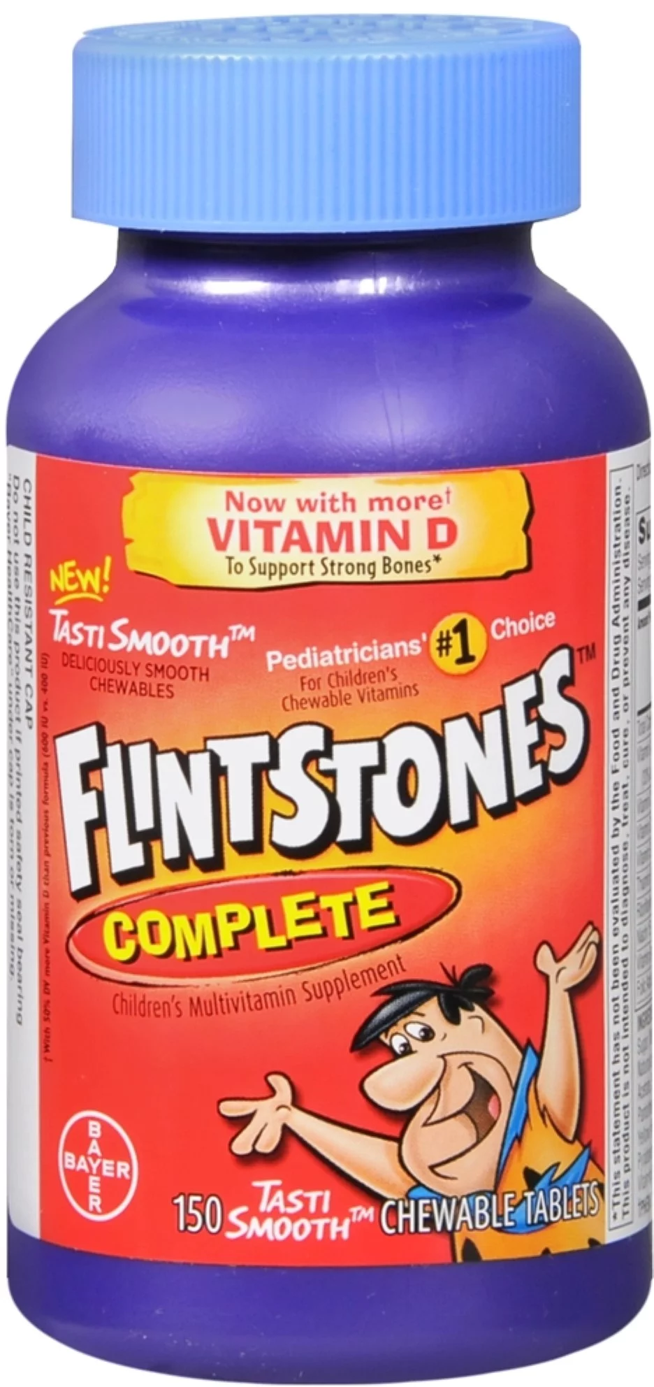 Flintstones Chewable Tablets Complete 150 Tablets (Pack of 4)