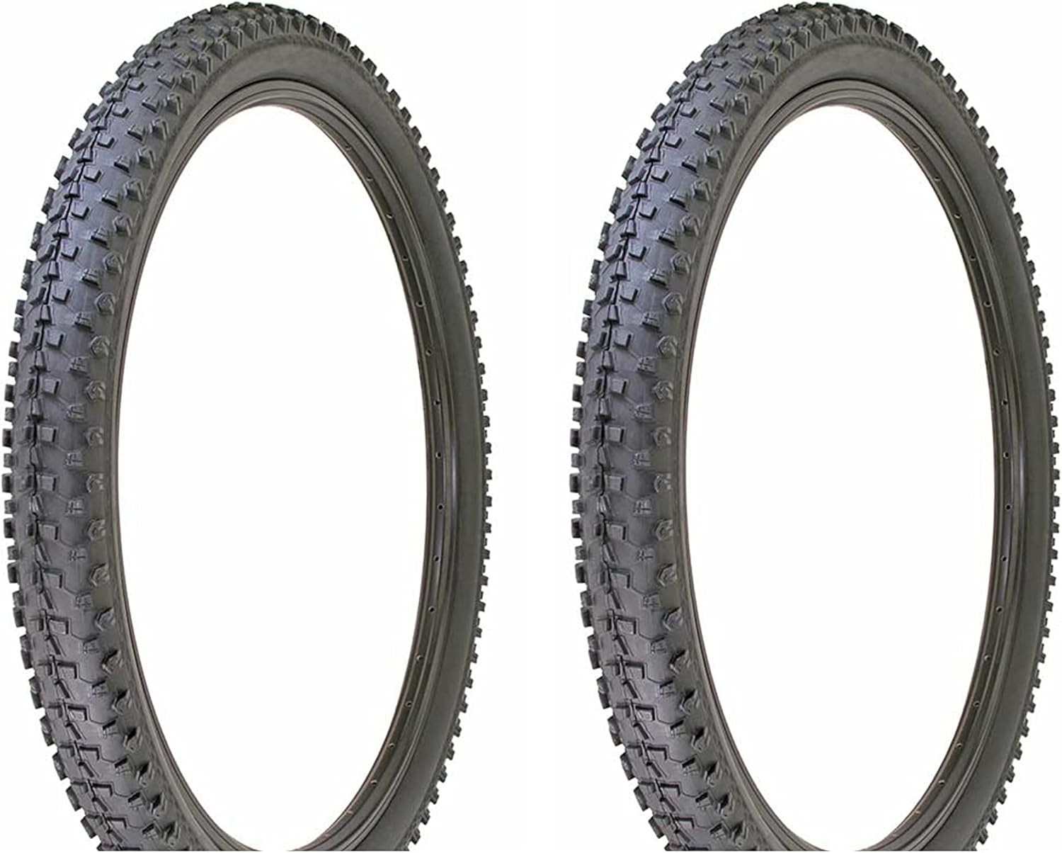 Two Bike Tire 27.5 x 2.35 Black/Black Side Wall R-4159. Bicycle tire