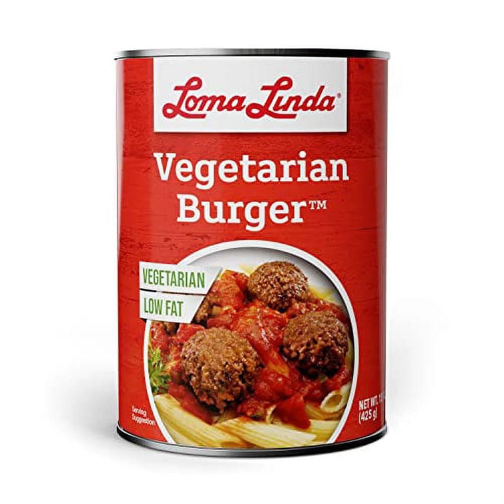 Loma Linda - Plant-Based Meats (Vegetarian Burger (15 oz.), 6 Pack)