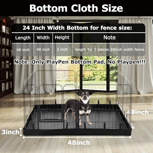 PJYuCien Dog Playpen Plus Storage Bag, 32