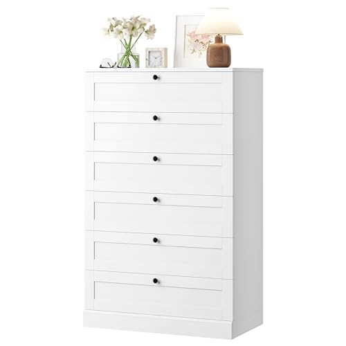 HOSTACK 6 Drawer Dresser for Bedroom, 52