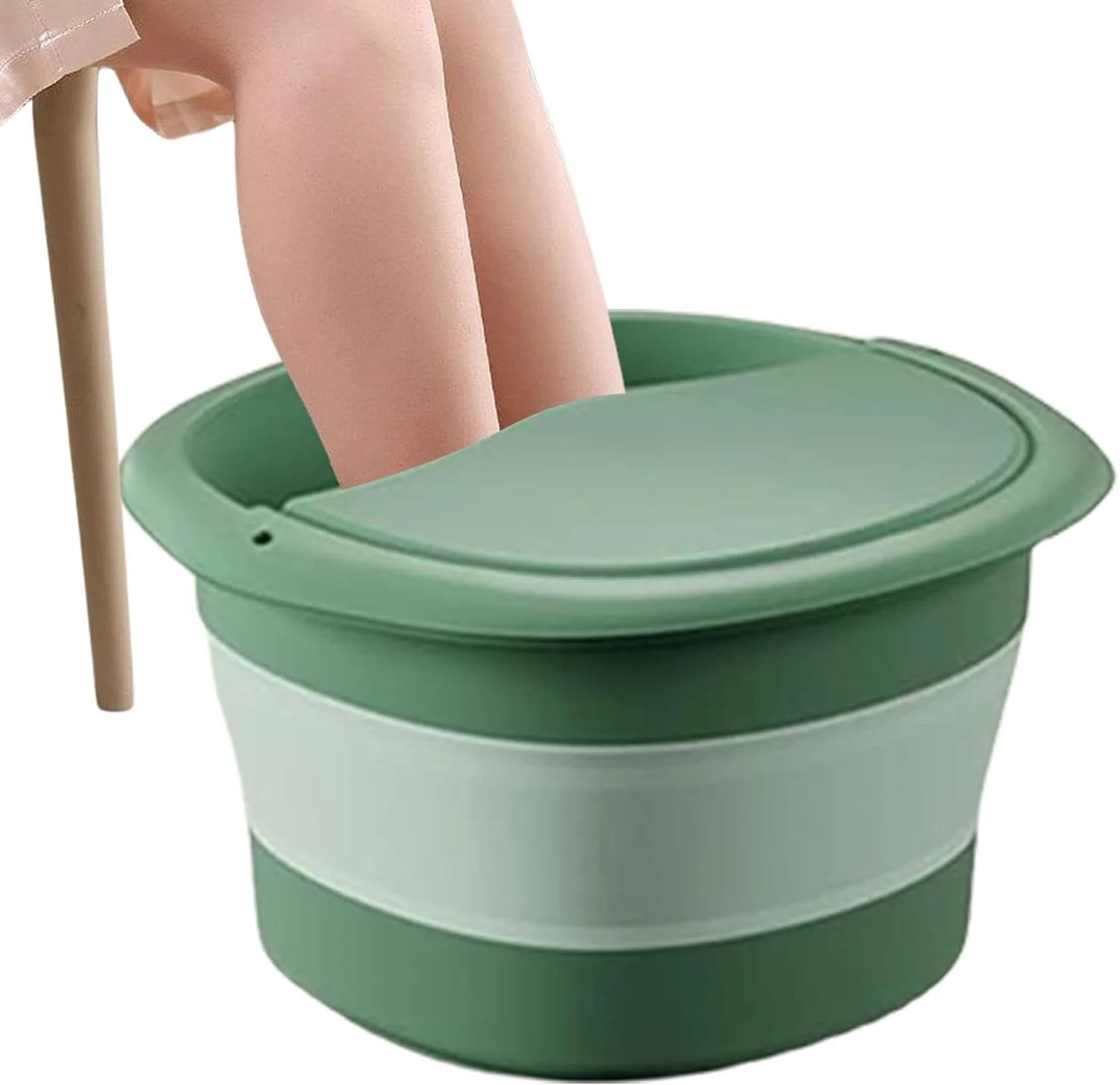 Foot Bucket | Collapsible Foot Soaking Tub with Hanger Hole,Pedicure Soak Tub for Feet Bath, Washing Face, Washing Towels, Washing Clothes