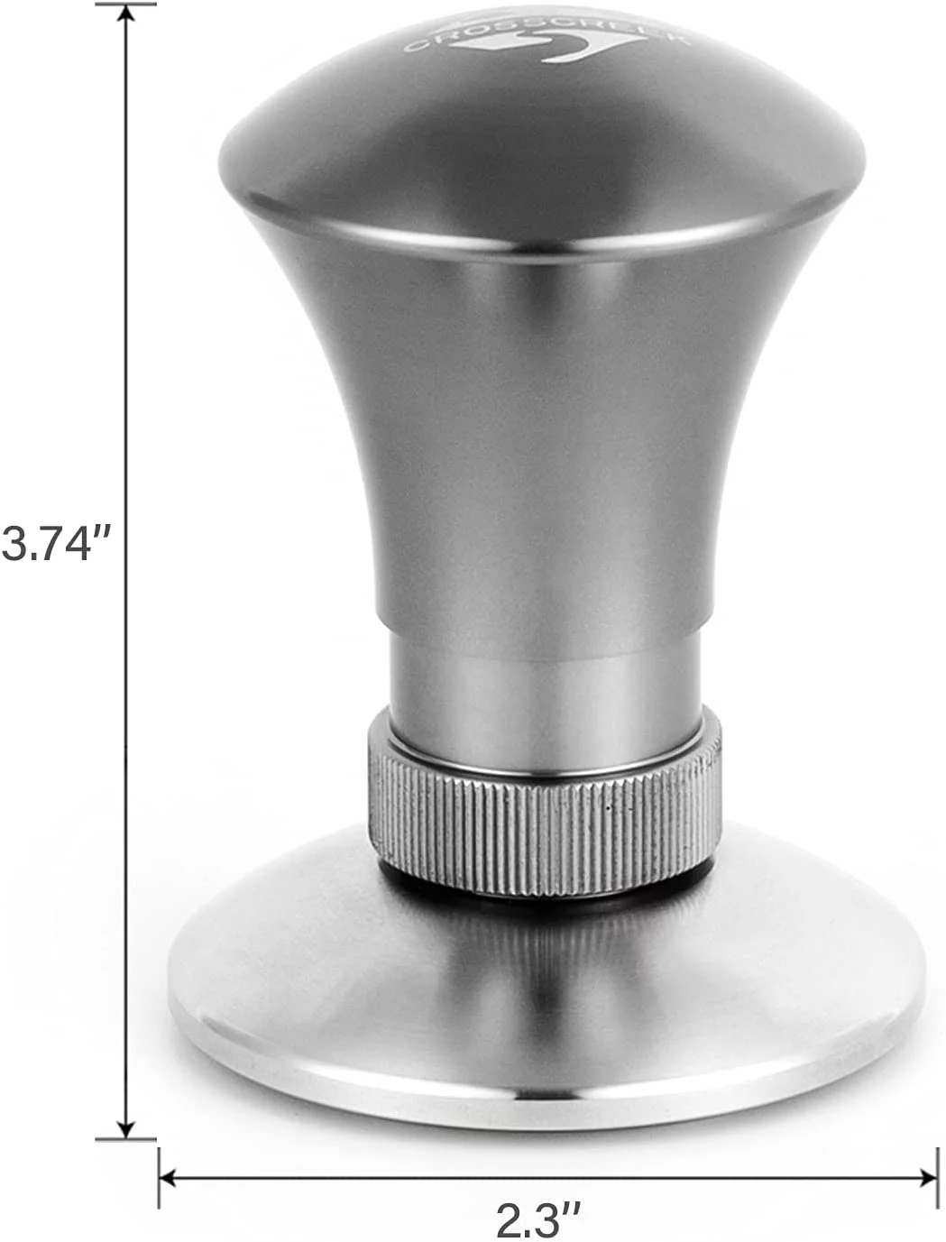 58mm Coffee Tamper, Espresso Tamper Barista 58mm Hand Tamper by CrossCreek with Stainless Steel Flat Base 6296-51202-01A