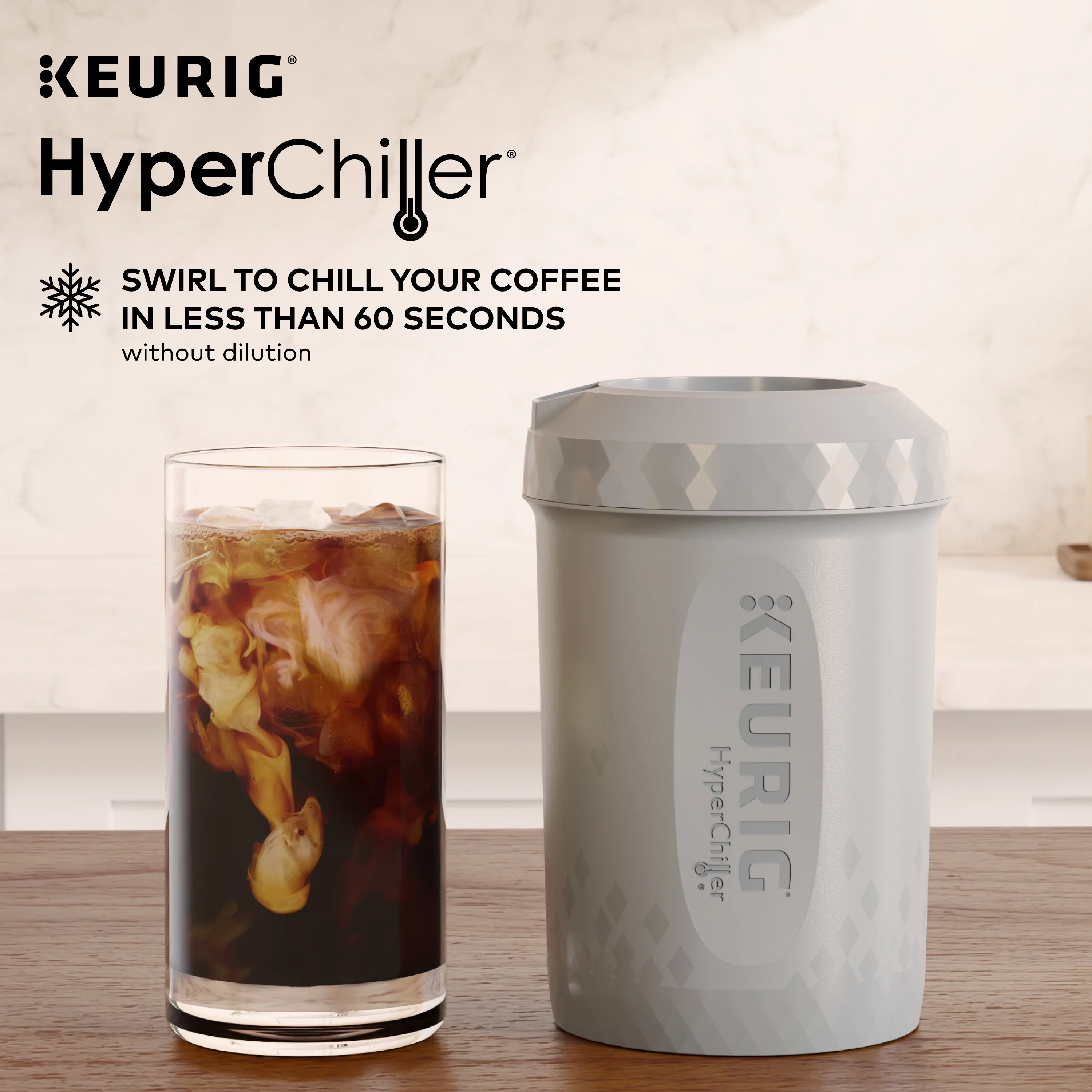 Keurig HyperChiller Iced Coffee Maker, Studio Gray