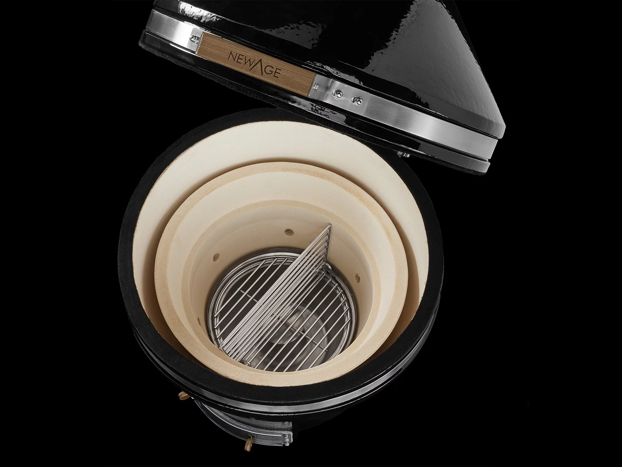 NewAge Products 22 in. Black Kamado Pro Grill