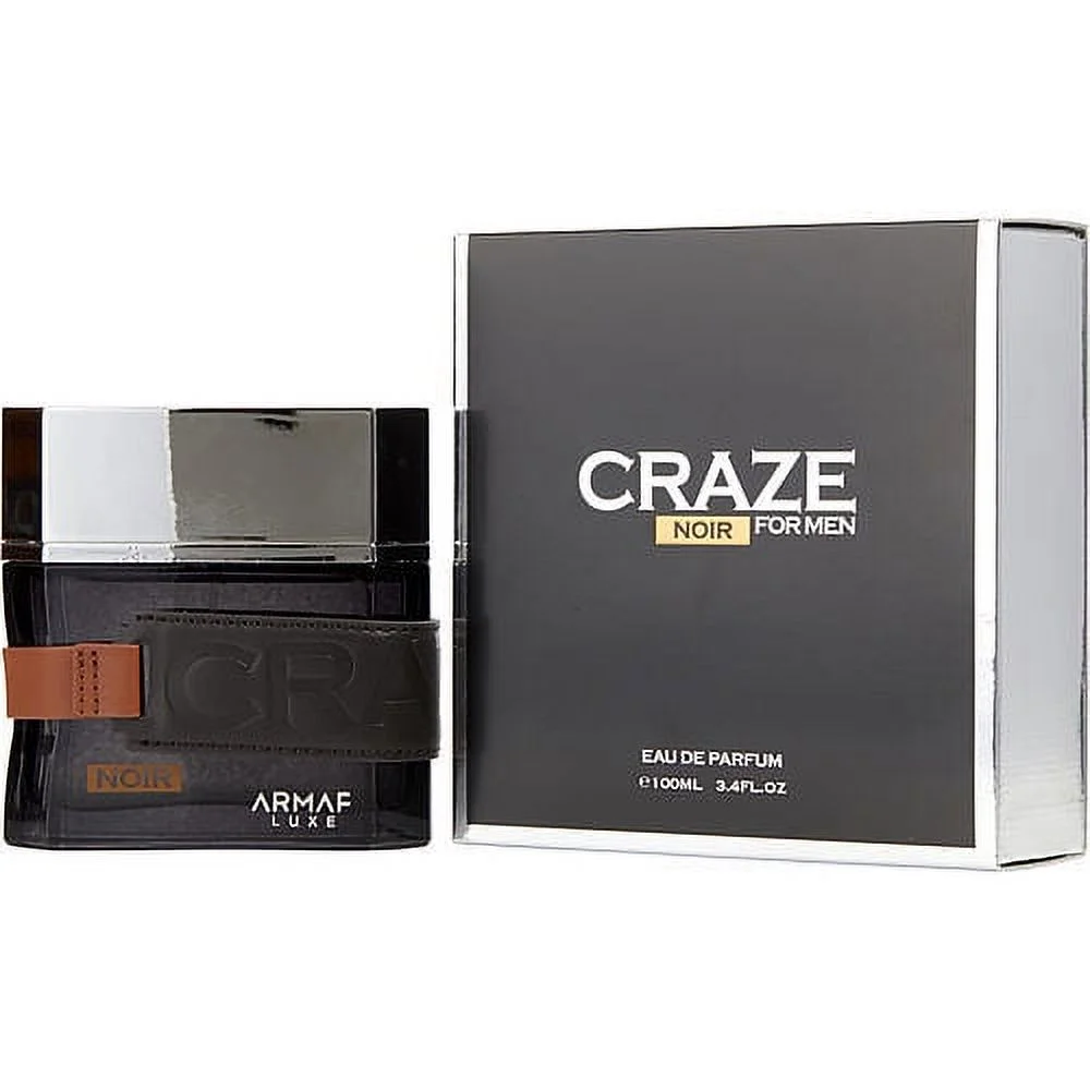 ARMAF CRAZE NOIR EAU DE PARFUM SPRAY - 3.4 oz - Indulge in a sophisticated blend