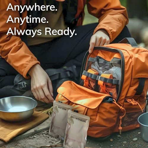 MRE Vegetarian Entrees (18-Pack) – Vegetarian Combo – Long Shelf Life – 2023+ Production Dates by Long Life Food Depot – Meals Ready to Eat