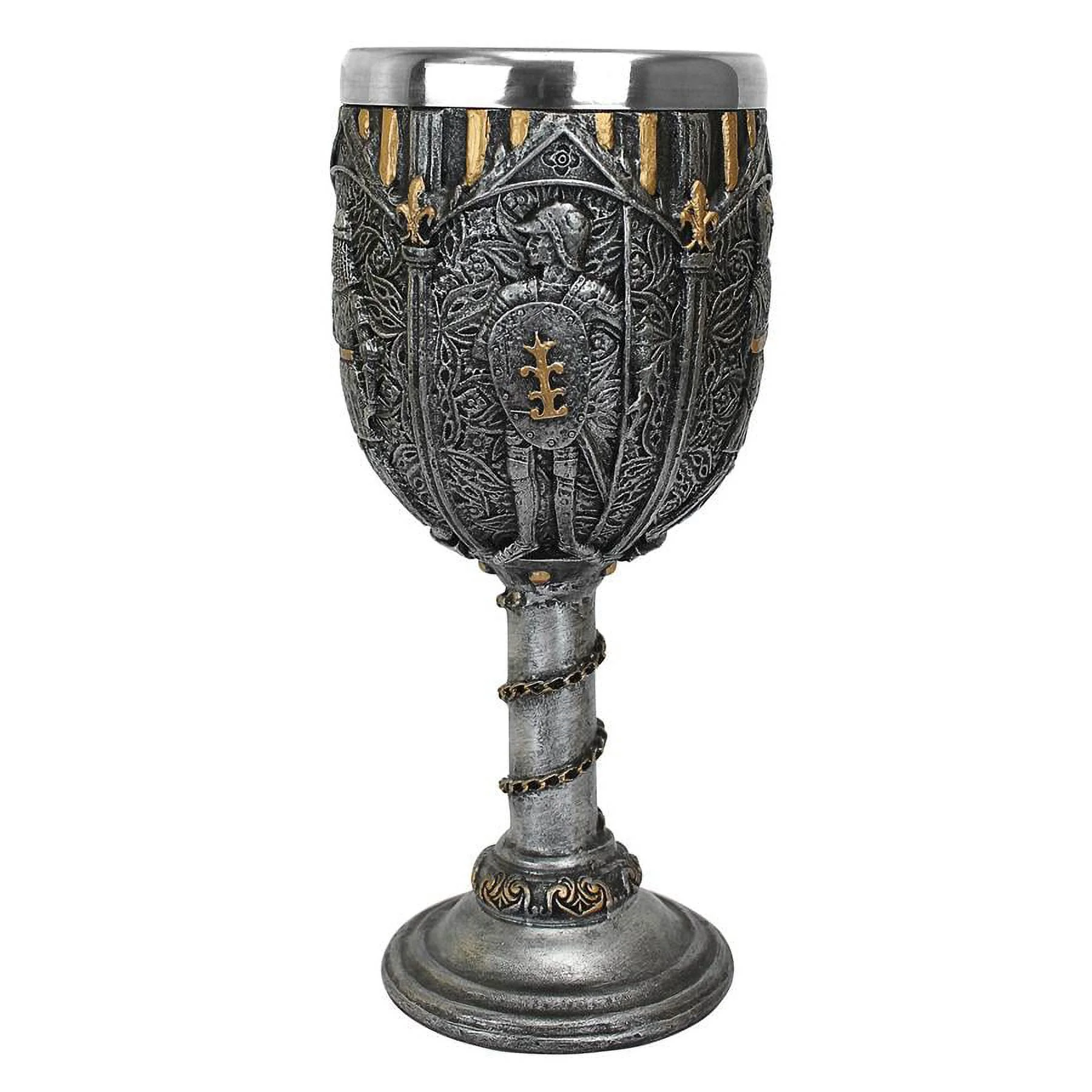 Design Toscano  Legion of the King's Knights Royal Gothic Goblet