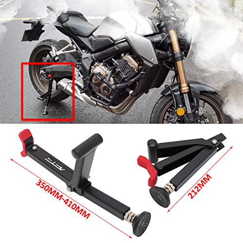 Motorcycle Rear and Front Wheel Lift Stand Trail Stand Easy And Portable-Second Generation New Design for Most Motorcycle Wheels