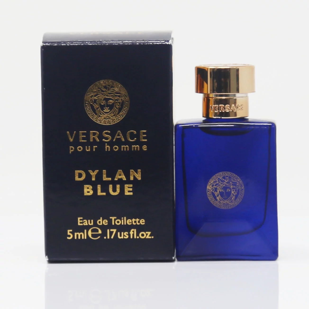 Dylan Blue By Versace Eau de Toilette Spray For Men 0.17 oz (Pack of 4)