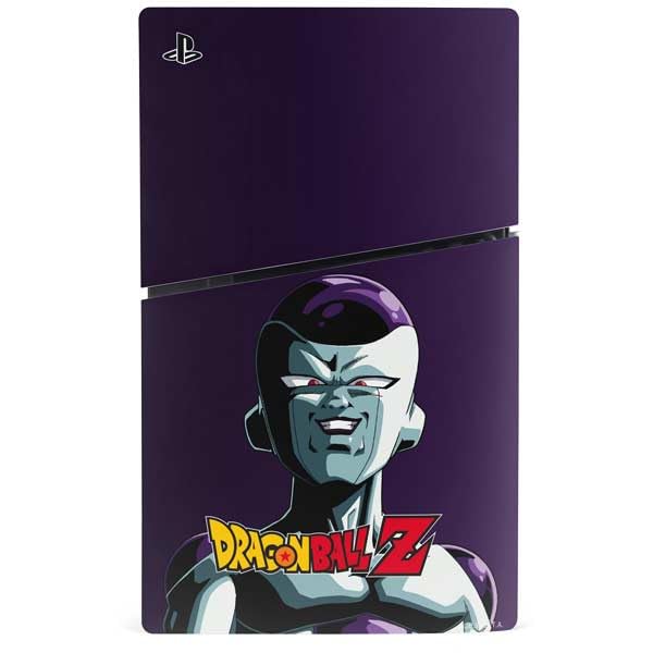 Skinit Decal Gaming Skin Compatible with PS5 Slim Disk Console - Officially Licensed Dragon Ball Z Goku Iconic Kanji Symbol Design