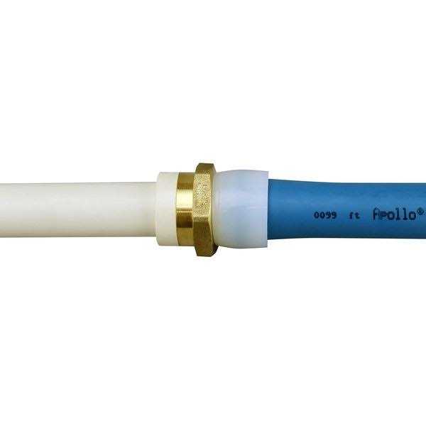 Apollo 3/4 in. Brass PEX-A Barb x 3/4 in. Schedule 40 PVC Straight Adapter EPXPVC34