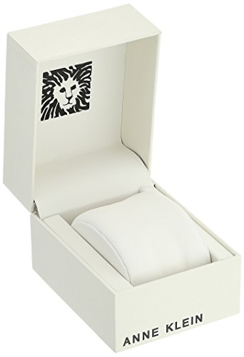 Anne Klein Women's Diamond-Accented Mesh Bracelet Watch