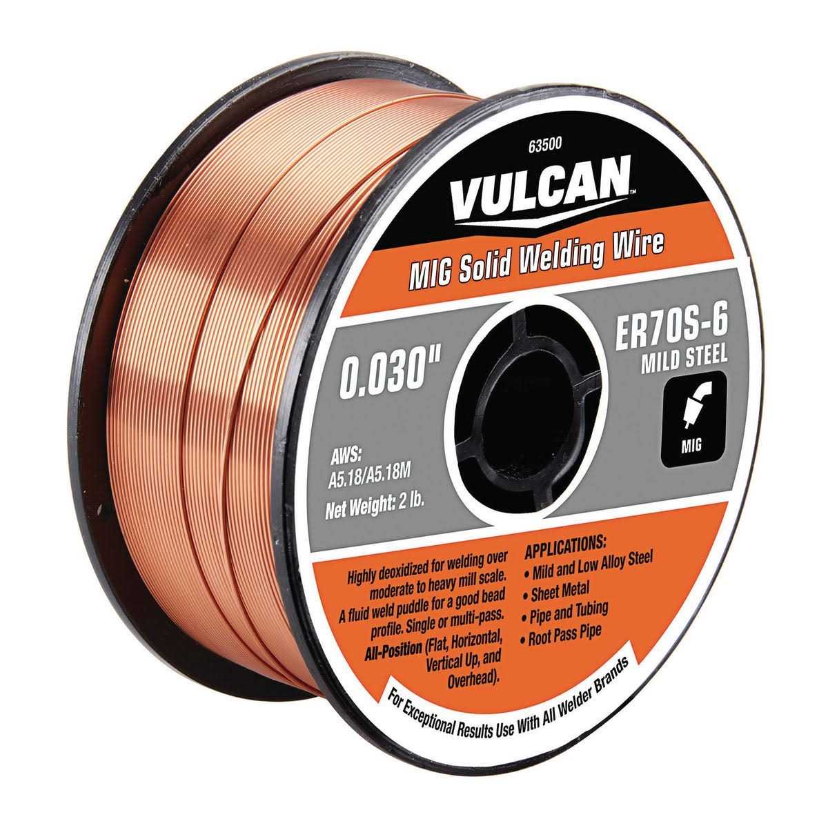 Vulcan 0.030 in. ER70S-6 MIG Solid Welding Wire