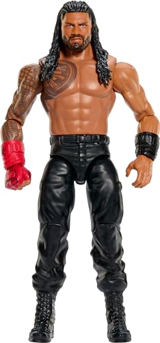 Mattel WWE Action Figure, Series #146 Roman Reigns 6-inch Collectible with 10 Articulation Points & Life-Like Look