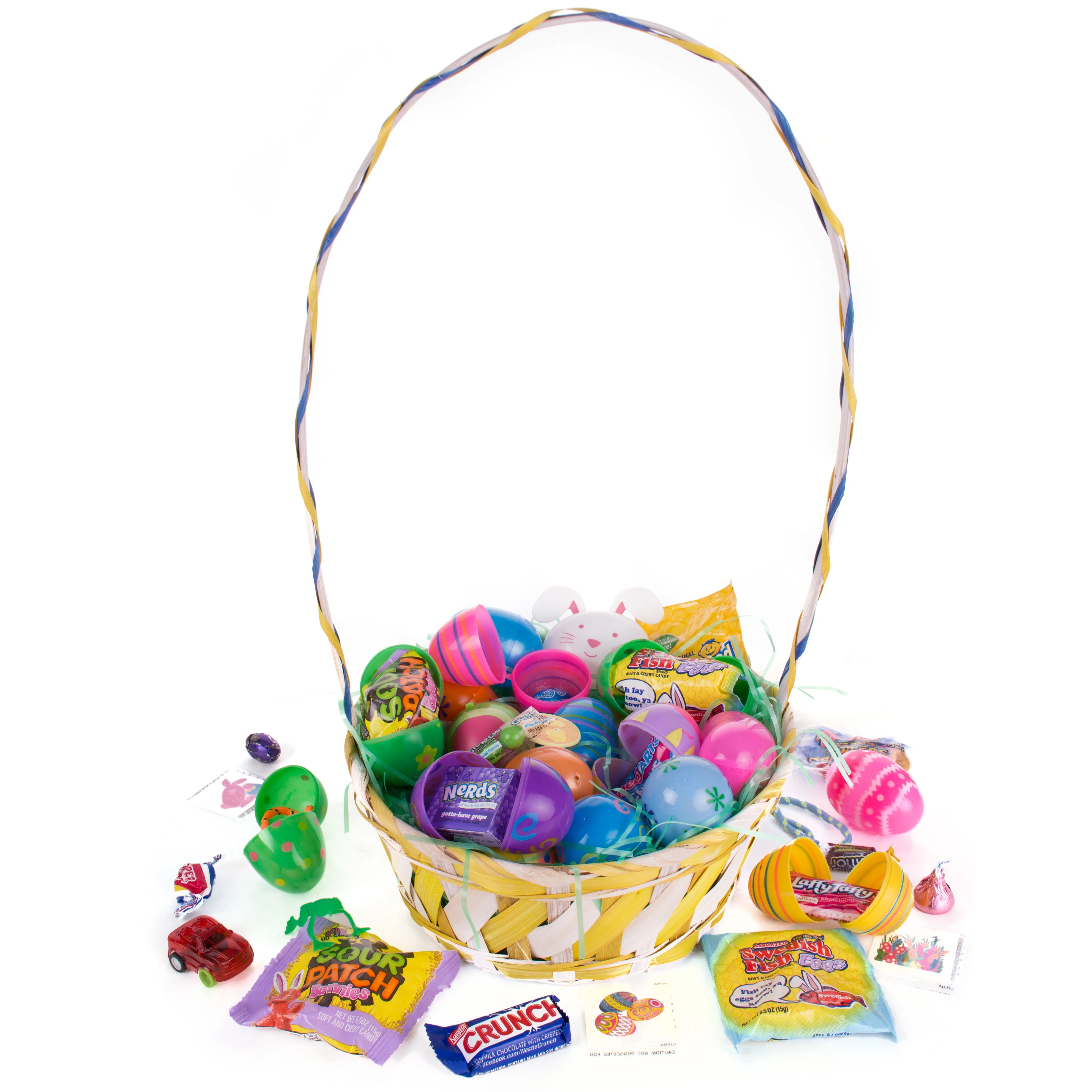 100 Bulk Filled Design Easter Eggs for Hunt, Assorted Styles, New Toys for Kids