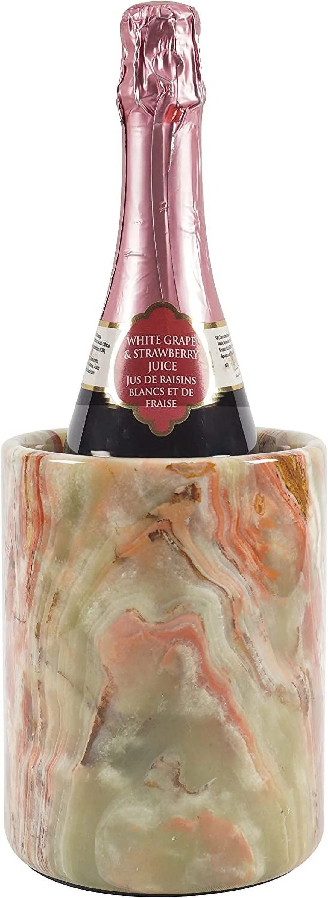 Wine Chiller Tabletop Handmade Marble Wine Chillers - 5x5x6.5 Inch