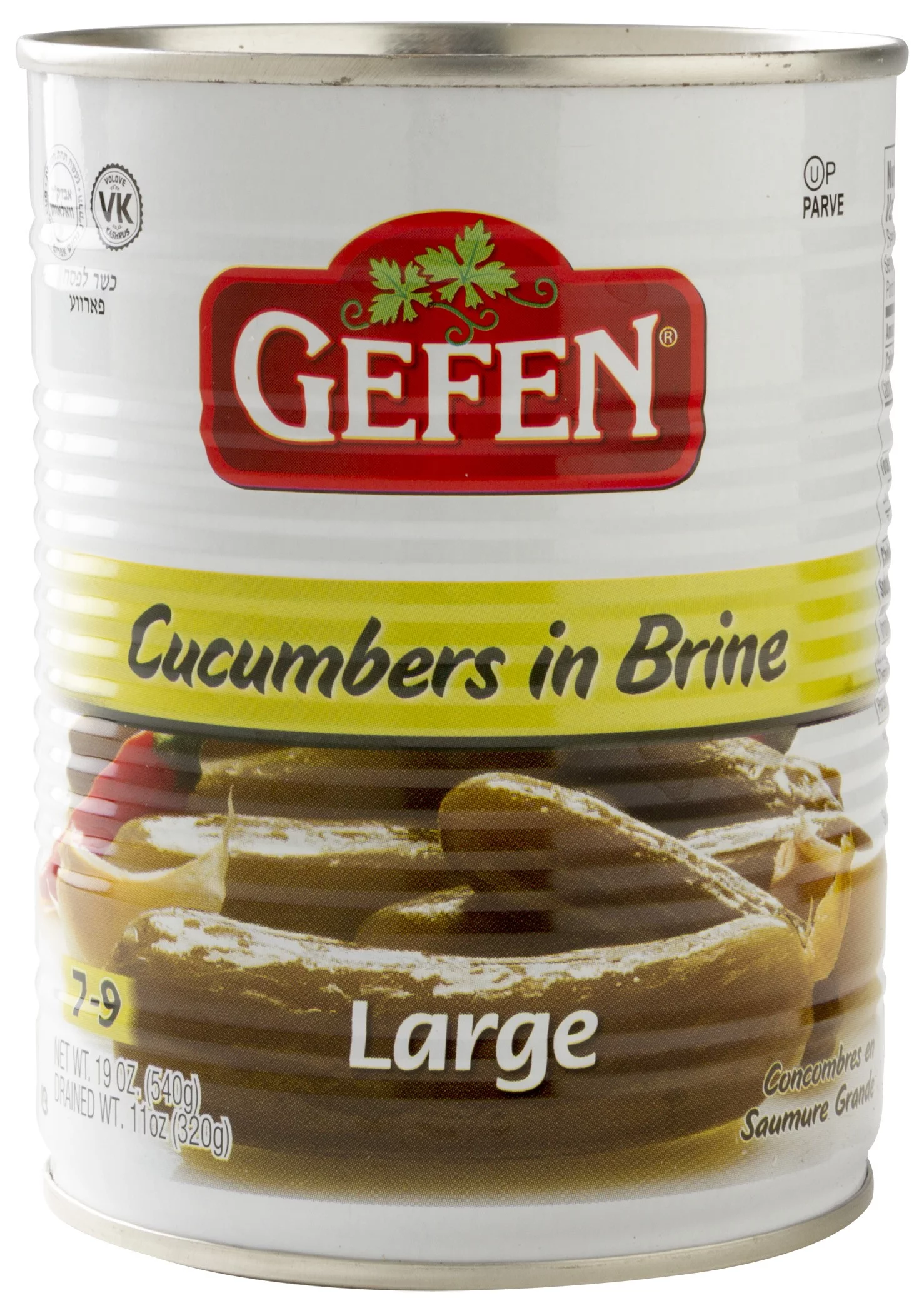 Gefen Cucumbers In Brine, 19 Oz