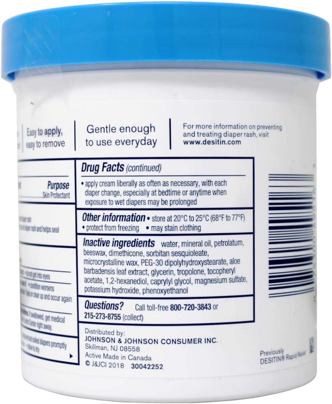 Desitin Daily Defense Creamy Diaper Rash Cream - 16 oz