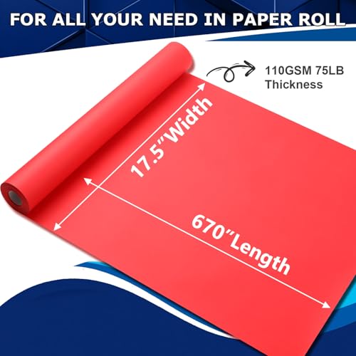 Vanhench Black Wrapping Paper, 17.5