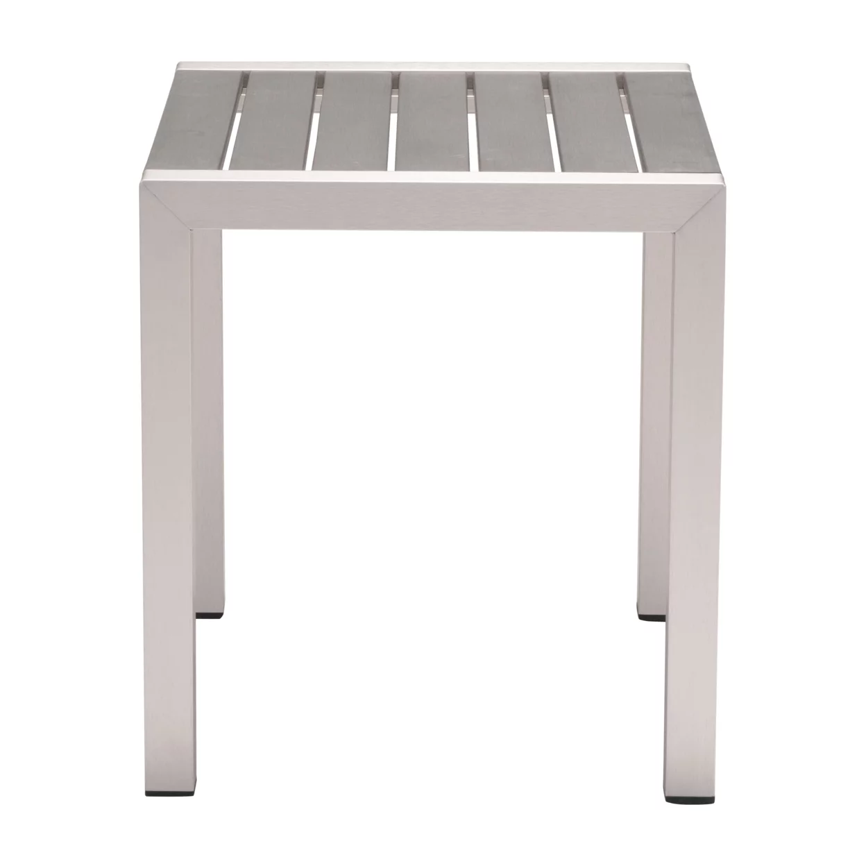 Cosmopolitan Side Table Gray & Silver