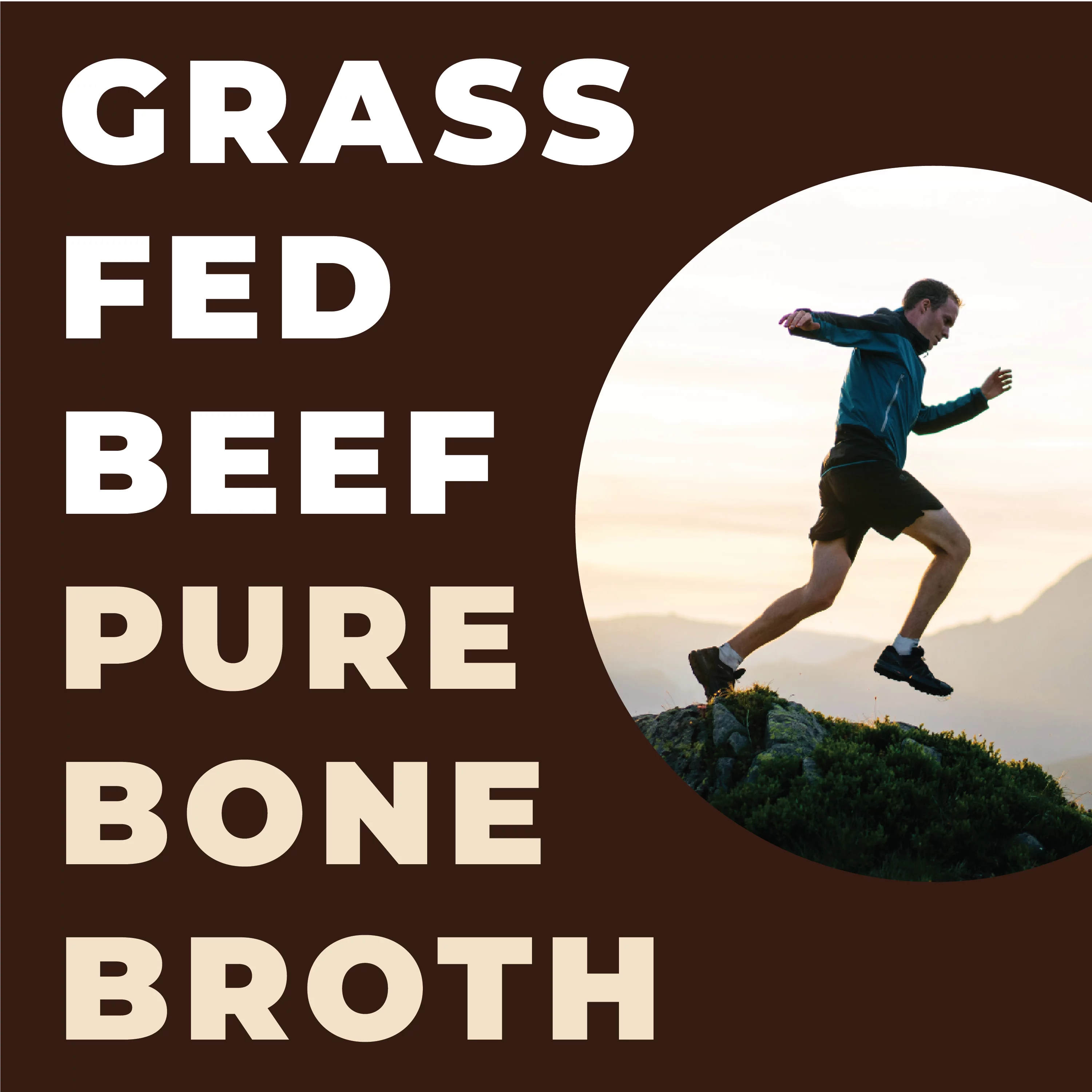 Left Coast Performance Organic Bone Broth Protein Powder with Low Carb, Keto Friendly, Non-GMO Ingredients | Chocolate Flavor - 2 Lb