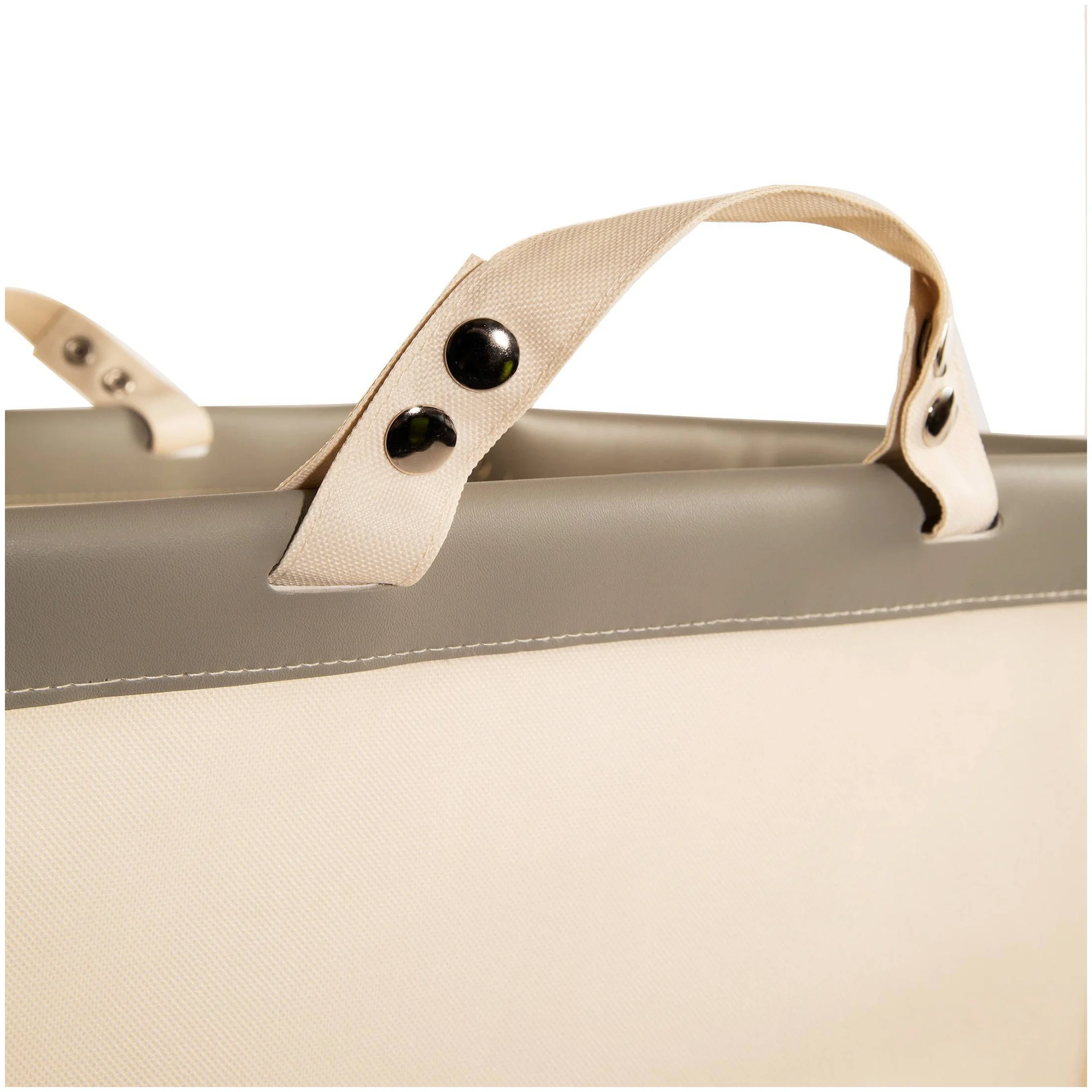 Commercial Heavy Duty Laundry Hamper Canvas Cream