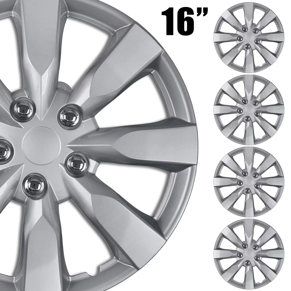 (4-Pack) BDK Premium Hubcaps 16
