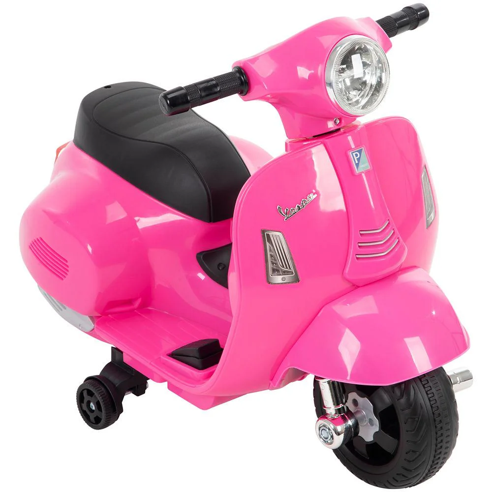 Huffy Vespa 6V Ride-On Scooter, Pink
