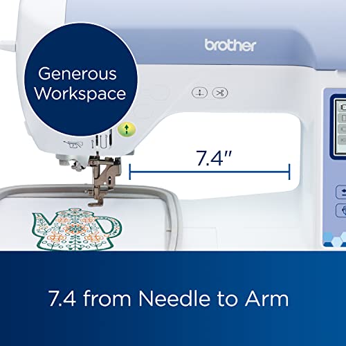 Brother PE900 Embroidery Machine with WLAN, White