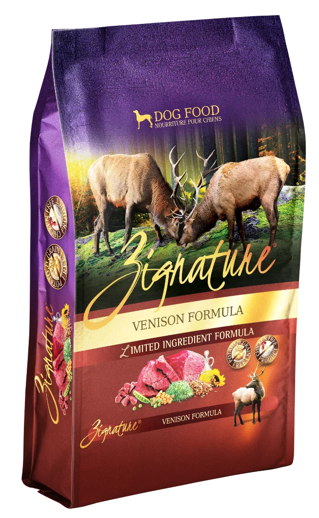 Zignature Grain-Free Venison Formula Dry Dog Food, 4 Lb