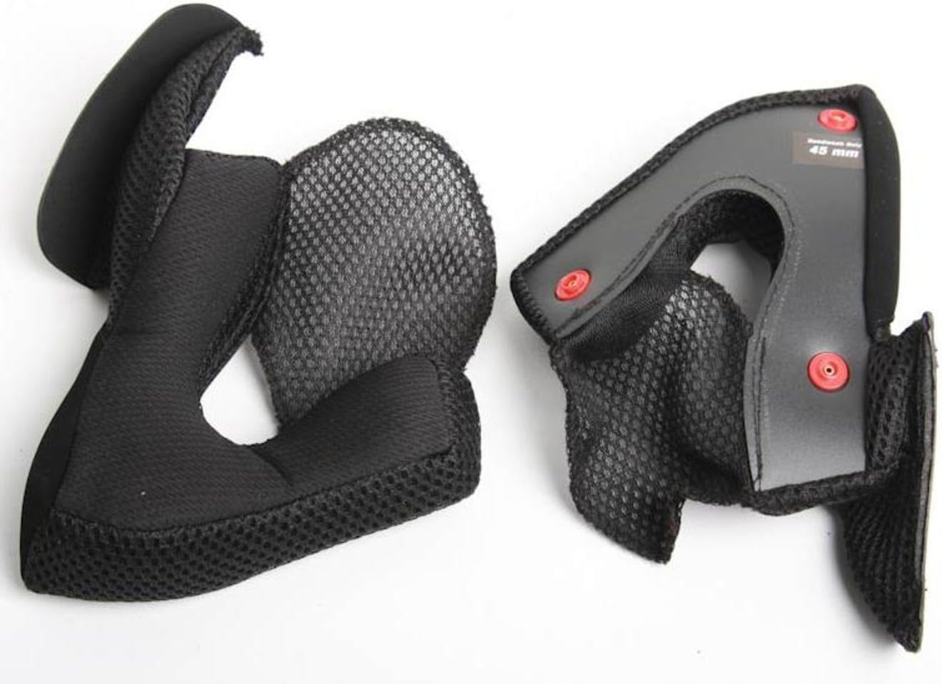 BELL Revolver EVO Cheek Pads Street Motorcycle Helmet Accessories - Grey / 60MM