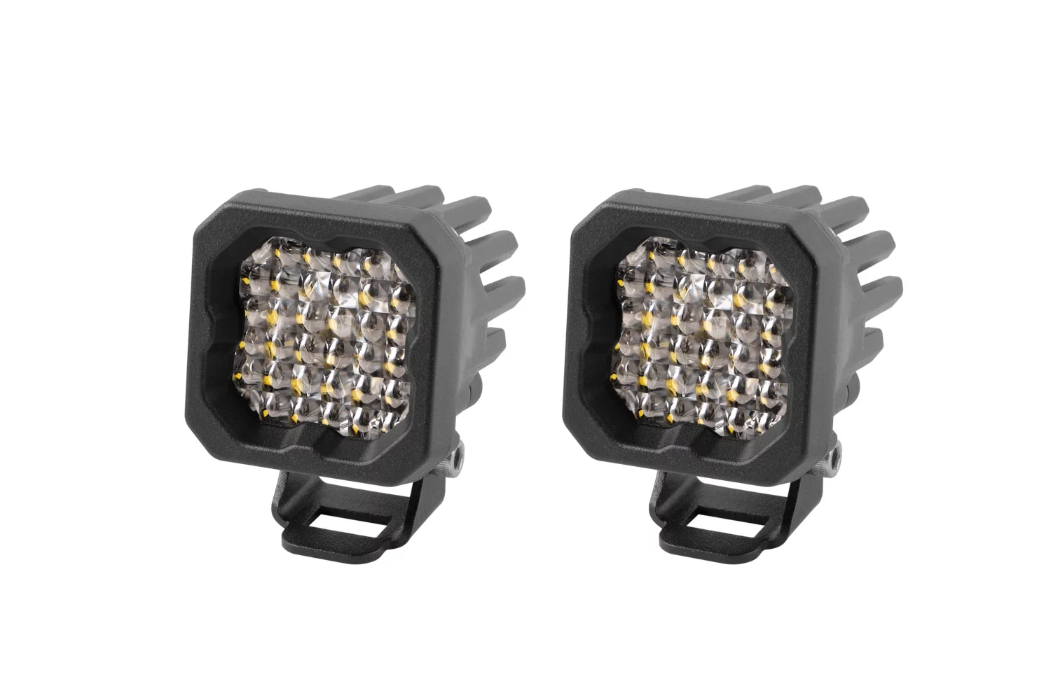 Diode Dynamics Stage Series C1 LED Light Pods Pro White Flood Standard BBL Pair DD6462P