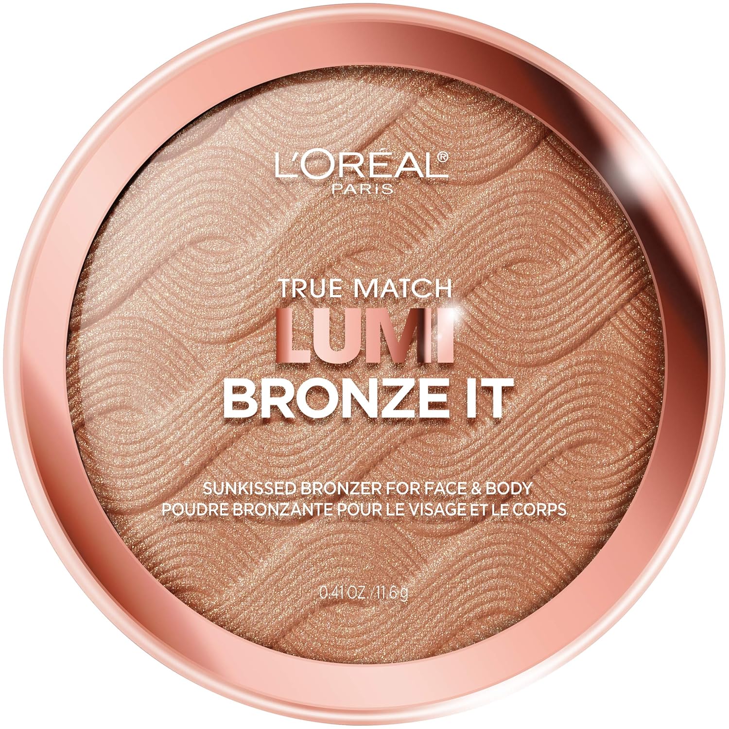 L'Oreal Paris True Match Lumi Bronze It Bronzer For Face And Body, Medium & Light, 0.41 Fluid Ounce Each