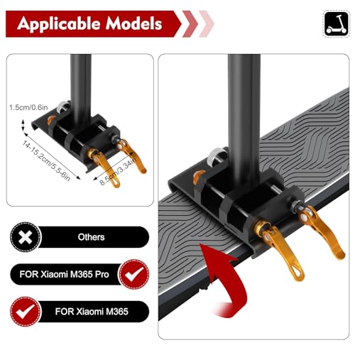 Electric Scooter Seat, Seat Saddle for Electric Scooter, Adjustable Comfortable Scooter Seat with Shock Absorption Foam Cushion Only for Xiaomi M365 & Pro Electric Scooter Accessory