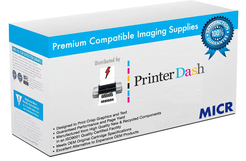 PrinterDash Compatible MICR Replacement for DLL B5465DNF Extra High Yield Toner Cartridge (45000 Page Yield) (FGVX0)