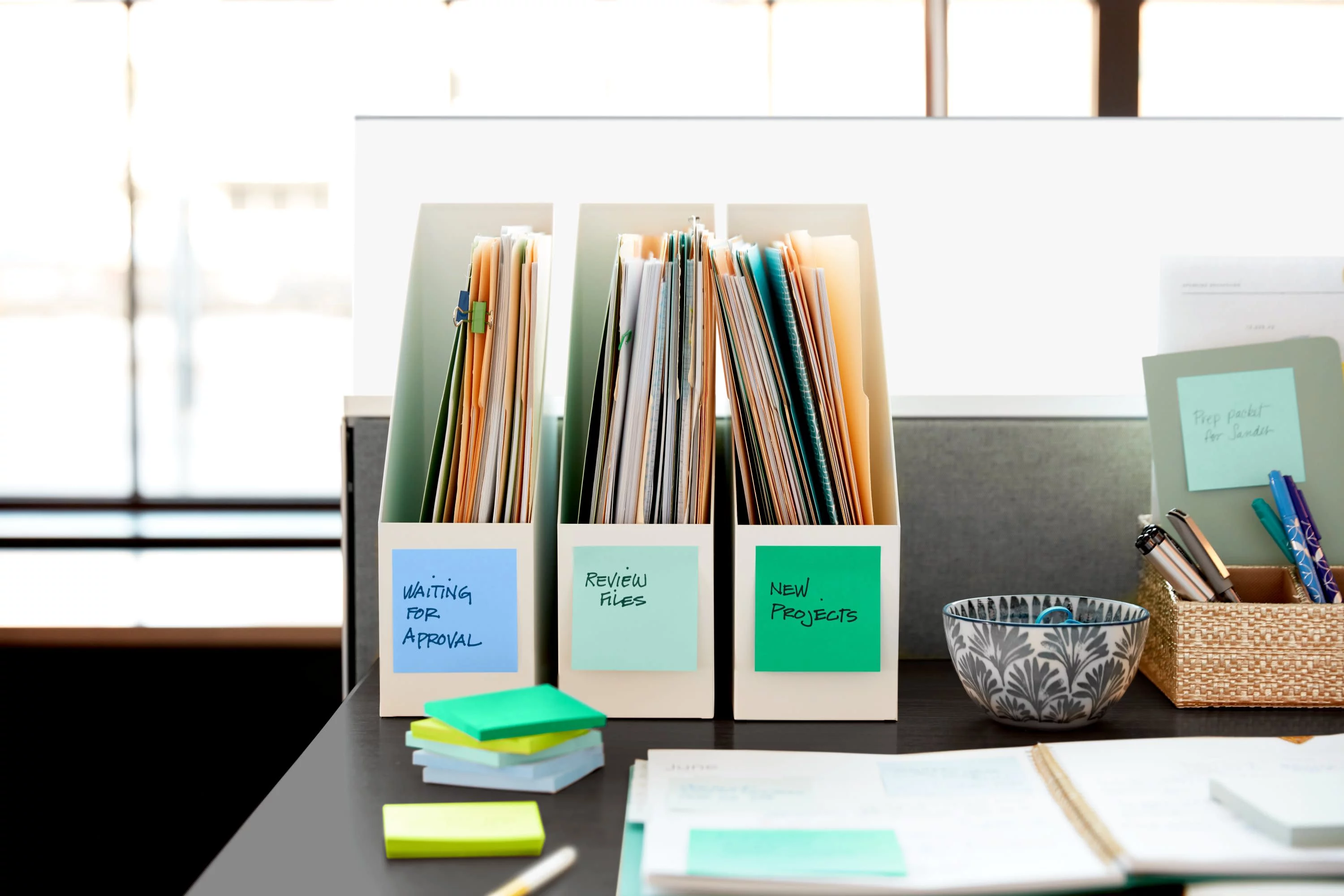 Post-it Recycled Super Sticky Notes, 3 in x 3 in, Oasis Collection, 24 Pads