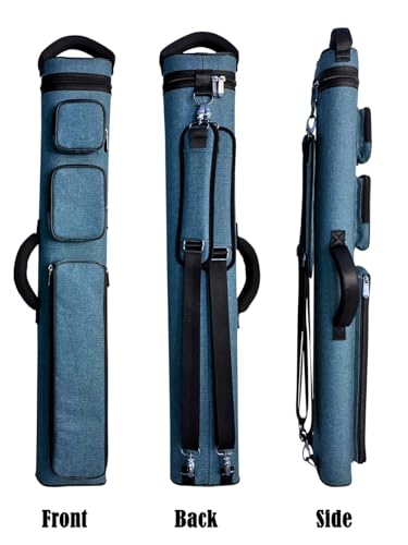 Champion 2X4,3x6 Nylon/Leatherette Billiard Pool Cue Stick Hard Carrying Case 4S2B, 6S3B